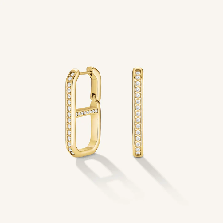 ROSEFIELD Octagon Earrings