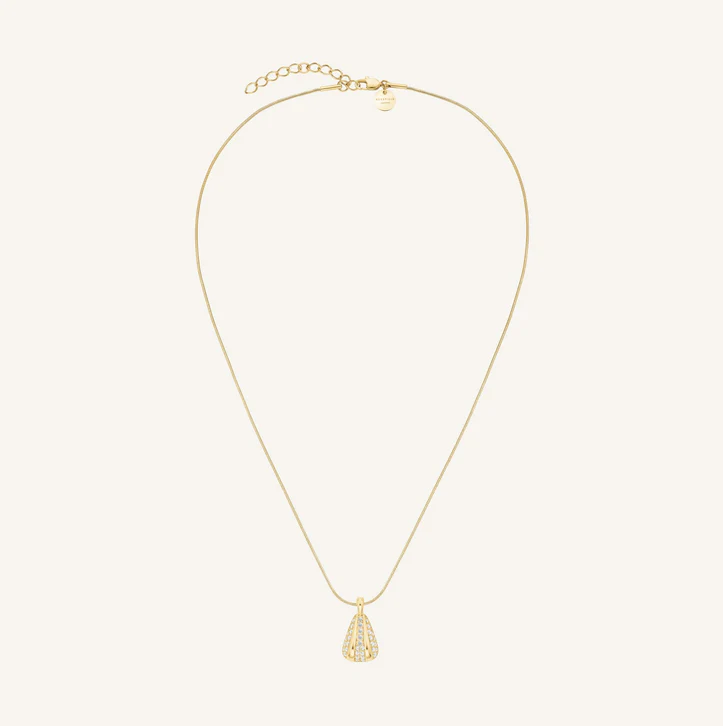 ROSEFIELD Pave Striped Necklace
