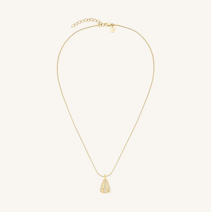 ROSEFIELD Pave Striped Necklace
