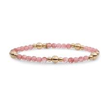 SPARKLING Bold Mix Bracelet Cherry Quartz