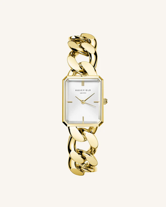 ROSEFIELD HORLOGE GOUDKLEURIG Octagon XS Studio