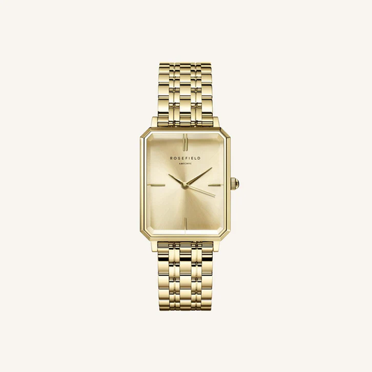 ROSEFIELD HORLOGE GOUDKLEURIG Octagon XS Champagne