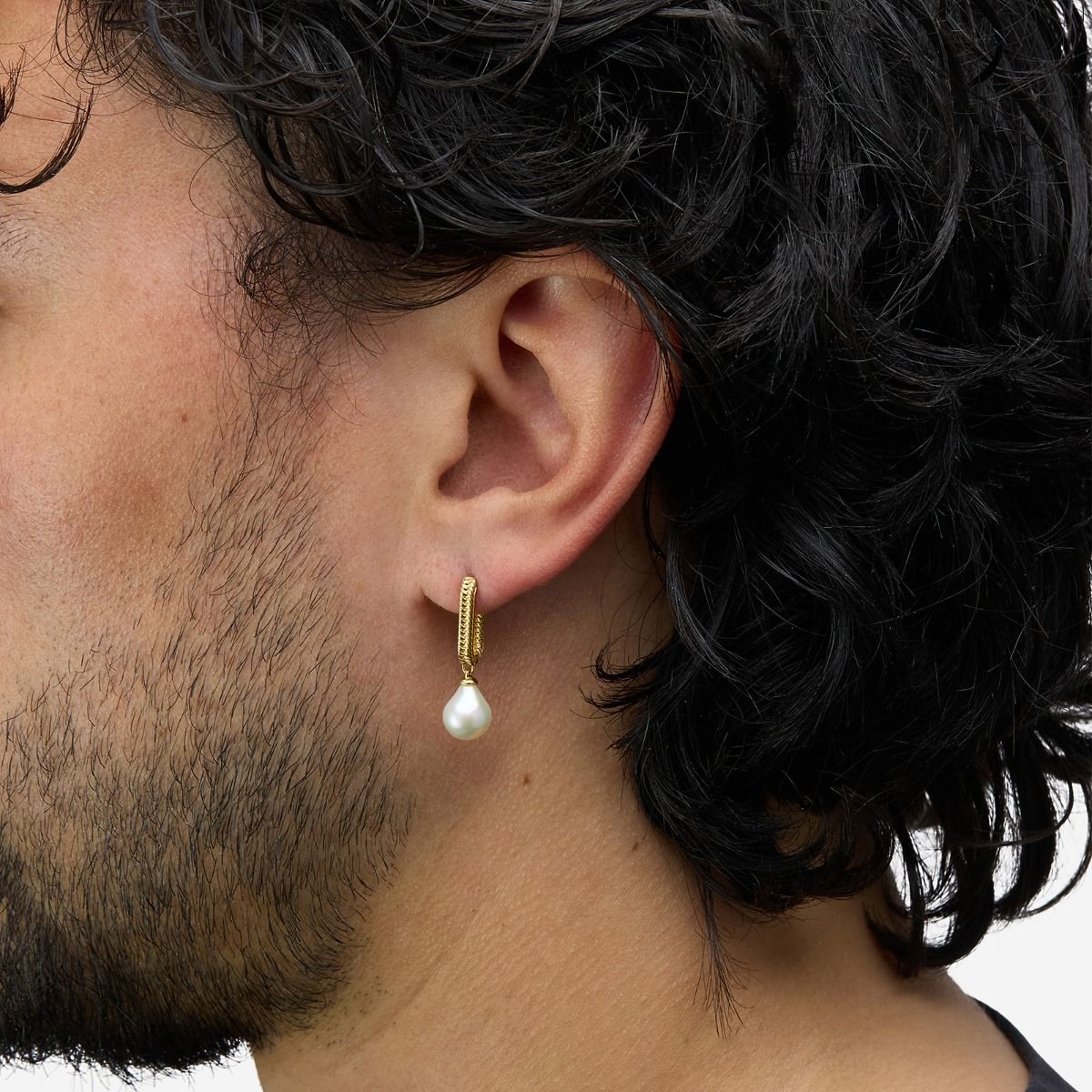 BUDDHA TO BUDDHA HOOPS CHAIN BAROK PAREL VERGULD SET
